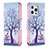 Custodia Portafoglio In Pelle Fantasia Modello Cover con Supporto L07 per Apple iPhone 13 Pro Max Multicolore