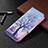 Custodia Portafoglio In Pelle Fantasia Modello Cover con Supporto L07 per Apple iPhone 13 Pro Max Multicolore