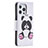 Custodia Portafoglio In Pelle Fantasia Modello Cover con Supporto L07 per Apple iPhone 14 Pro Max Bianco