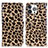 Custodia Portafoglio In Pelle Fantasia Modello Cover con Supporto L09 per Apple iPhone 14 Pro Marrone