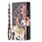 Custodia Portafoglio In Pelle Fantasia Modello Cover con Supporto per Apple iPhone 14 Pro Max Multicolore