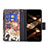 Custodia Portafoglio In Pelle Fantasia Modello Cover con Supporto per Apple iPhone 14 Pro Max Multicolore