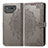 Custodia Portafoglio In Pelle Fantasia Modello Cover con Supporto per Asus ROG Phone 7 Pro Grigio