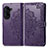 Custodia Portafoglio In Pelle Fantasia Modello Cover con Supporto per Asus ZenFone 10 Viola