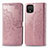 Custodia Portafoglio In Pelle Fantasia Modello Cover con Supporto per Google Pixel 4 Oro Rosa