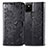 Custodia Portafoglio In Pelle Fantasia Modello Cover con Supporto per Google Pixel 4a 5G Nero