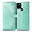 Custodia Portafoglio In Pelle Fantasia Modello Cover con Supporto per Google Pixel 4a 5G Verde