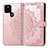 Custodia Portafoglio In Pelle Fantasia Modello Cover con Supporto per Google Pixel 5a 5G Oro Rosa