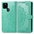 Custodia Portafoglio In Pelle Fantasia Modello Cover con Supporto per Google Pixel 5a 5G Verde