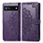 Custodia Portafoglio In Pelle Fantasia Modello Cover con Supporto per Google Pixel 6a 5G Viola