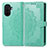 Custodia Portafoglio In Pelle Fantasia Modello Cover con Supporto per Huawei Enjoy 50 Verde