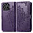 Custodia Portafoglio In Pelle Fantasia Modello Cover con Supporto per Huawei Honor 60 SE 5G Viola