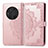 Custodia Portafoglio In Pelle Fantasia Modello Cover con Supporto per Huawei Honor Magic3 5G Oro Rosa