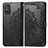 Custodia Portafoglio In Pelle Fantasia Modello Cover con Supporto per Huawei Honor X10 Max 5G Nero