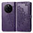 Custodia Portafoglio In Pelle Fantasia Modello Cover con Supporto per Huawei Mate 50E Viola