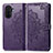 Custodia Portafoglio In Pelle Fantasia Modello Cover con Supporto per Huawei Nova Y70 Viola