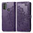 Custodia Portafoglio In Pelle Fantasia Modello Cover con Supporto per Motorola Moto E30 Viola