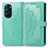 Custodia Portafoglio In Pelle Fantasia Modello Cover con Supporto per Motorola Moto Edge Plus (2022) 5G Verde