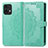 Custodia Portafoglio In Pelle Fantasia Modello Cover con Supporto per Motorola Moto Edge Plus (2023) 5G Verde