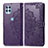 Custodia Portafoglio In Pelle Fantasia Modello Cover con Supporto per Motorola Moto Edge S 5G Viola