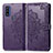 Custodia Portafoglio In Pelle Fantasia Modello Cover con Supporto per Motorola Moto G Pure Viola