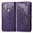 Custodia Portafoglio In Pelle Fantasia Modello Cover con Supporto per Motorola Moto G10 Power Viola