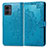 Custodia Portafoglio In Pelle Fantasia Modello Cover con Supporto per Motorola Moto G14 Blu