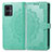 Custodia Portafoglio In Pelle Fantasia Modello Cover con Supporto per Motorola Moto G14 Verde