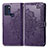 Custodia Portafoglio In Pelle Fantasia Modello Cover con Supporto per Motorola Moto G60s Viola