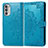 Custodia Portafoglio In Pelle Fantasia Modello Cover con Supporto per Motorola Moto G82 5G