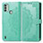 Custodia Portafoglio In Pelle Fantasia Modello Cover con Supporto per Nokia C31 Verde