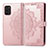 Custodia Portafoglio In Pelle Fantasia Modello Cover con Supporto per Nokia G100 Oro Rosa