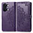 Custodia Portafoglio In Pelle Fantasia Modello Cover con Supporto per OnePlus Ace 2V 5G Viola