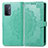 Custodia Portafoglio In Pelle Fantasia Modello Cover con Supporto per OnePlus Nord N200 5G Verde