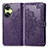 Custodia Portafoglio In Pelle Fantasia Modello Cover con Supporto per OnePlus Nord N30 5G Viola