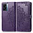 Custodia Portafoglio In Pelle Fantasia Modello Cover con Supporto per OnePlus Nord N300 5G Viola