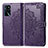 Custodia Portafoglio In Pelle Fantasia Modello Cover con Supporto per Oppo A16s Viola