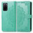 Custodia Portafoglio In Pelle Fantasia Modello Cover con Supporto per Oppo A53s 5G Verde