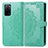 Custodia Portafoglio In Pelle Fantasia Modello Cover con Supporto per Oppo A56 5G Verde