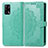 Custodia Portafoglio In Pelle Fantasia Modello Cover con Supporto per Oppo A74 4G Verde