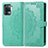 Custodia Portafoglio In Pelle Fantasia Modello Cover con Supporto per Oppo A94 4G Verde