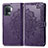 Custodia Portafoglio In Pelle Fantasia Modello Cover con Supporto per Oppo A94 4G Viola