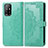 Custodia Portafoglio In Pelle Fantasia Modello Cover con Supporto per Oppo A94 5G Verde