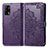 Custodia Portafoglio In Pelle Fantasia Modello Cover con Supporto per Oppo A95 4G Viola