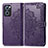 Custodia Portafoglio In Pelle Fantasia Modello Cover con Supporto per Oppo F21s Pro 4G Viola