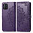 Custodia Portafoglio In Pelle Fantasia Modello Cover con Supporto per Oppo Find X3 5G Viola