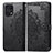 Custodia Portafoglio In Pelle Fantasia Modello Cover con Supporto per Oppo Find X5 5G Nero