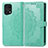 Custodia Portafoglio In Pelle Fantasia Modello Cover con Supporto per Oppo Find X5 5G Verde