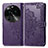 Custodia Portafoglio In Pelle Fantasia Modello Cover con Supporto per Oppo Find X6 5G Viola