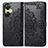 Custodia Portafoglio In Pelle Fantasia Modello Cover con Supporto per Oppo K11x 5G Nero